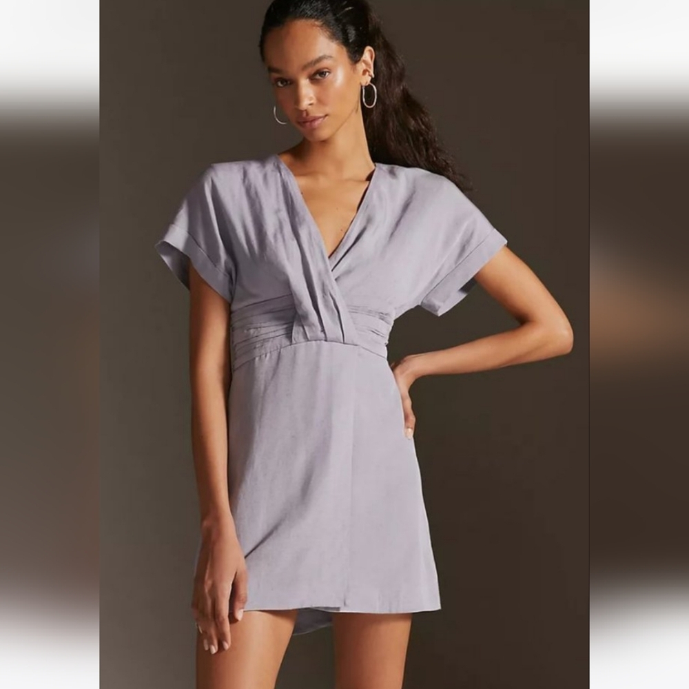 Anthropologie Faux Wrap Mini Dress NWT Size 4 European Vacation